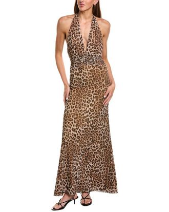 Bardot Elera Printed Mesh Maxi Dress