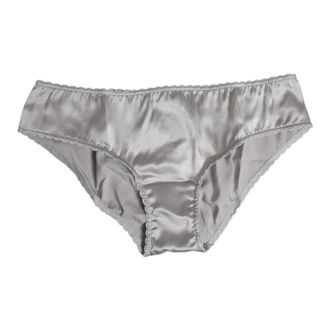 Dolce & Gabbana Bottoms, female, Gray, Size: S Low Waist Panty