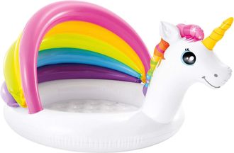 OEM Piscina Hinchable Infantil De Unicornio De 127 Cm, Multicolor
