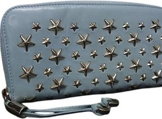 Jimmy Choo London Leather Long Wallet (Bi-Fold) (Pre-Owned)