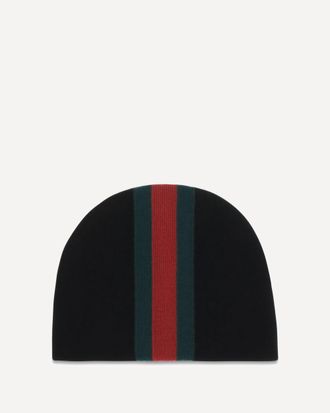 Gucci Web stripe Beanie Male S
