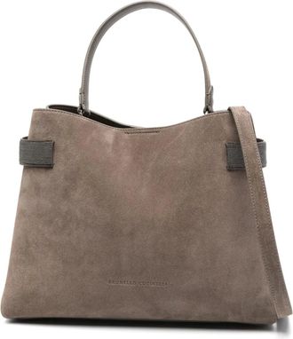Brunello Cucinelli Borsa tote Essence - Marrone
