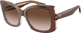 Giorgio Armani AR8208U 609013 Womens Sunglasses Brown Size 55