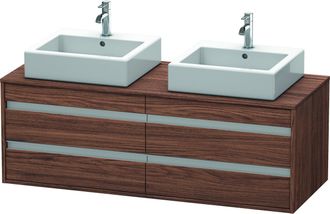 Duravit Mueble Bajo Lavabo Ketho 550x1400x496mm Nogal Oscuro