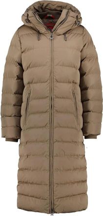 Wellensteyn Cordoba Long - Dames - Parka Jassen - Beige - XS - Polyester - Jassen