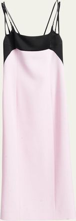 Tom Ford Strappy Silk Crepe Midi Dress