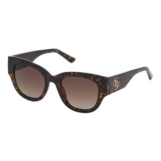 Guess Sunglasses, female, Brown, Size: 50 MM Butterfly Sunglasses