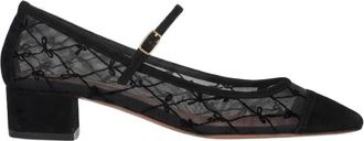 Aquazzura Schoenen, Dames, Zwart, 38 1/2 EU, Leer, Mayor Mesh 35