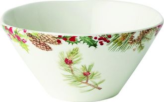 Certified International Woodland Set Of 4 Ice Cream Bowls