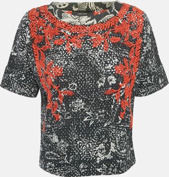 Isabel Marant Black Embroidered Eyelet Cotton Top