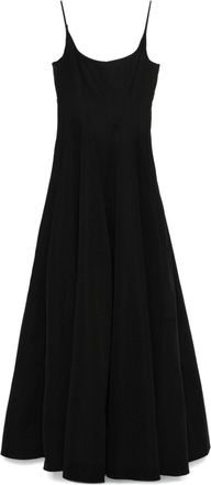 Staud Joy maxi dress - women - Polyester/Cotton - 6 - Black