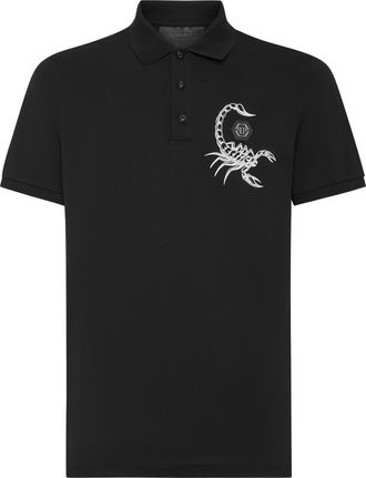 Philipp Plein Slim Fit Polo shirt SS Scorpion