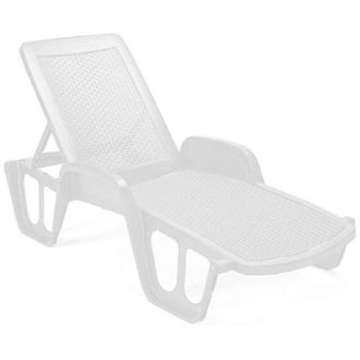 Progarden Cama Resina Pool Blanca