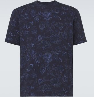 Etro Floral cotton T-shirt