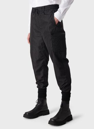 Emporio Armani Mens Trousers in Black - Size 34W/32L