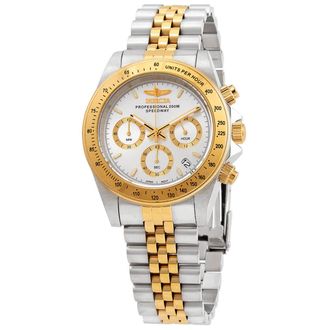 Invicta Speedway Chronograph Quartz Silver Dial Mens Watch 30991