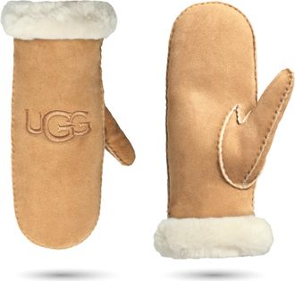 UGG SHEARLING EMBROIDER Mitten 2022 chestnut, S/M