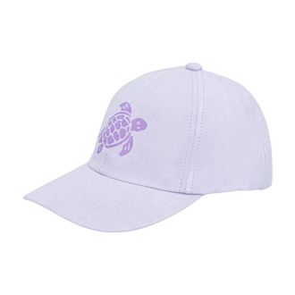 Vilebrequin Cappellino in Lino Tinto Mineralmente - - Accessories - unisex - Viola - ONE SIZE