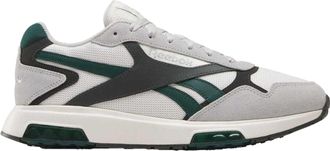 Reebok Volwassen uniseks Glide DMX Suède Trainers (Wit/Grijs)