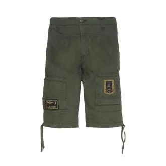 Aeronautica Hombre, Pantalones cortos, Verde, Talla: S