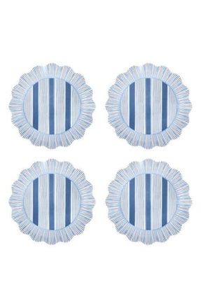 Juliska Cabana Set of 4 Melamine Salad Plates in Ocean at Nordstrom