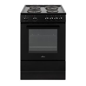 Willow 68L Freestanding Single Cavity Electric Cooker in Black