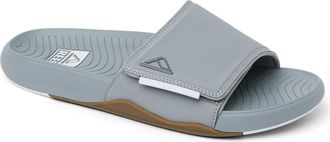 Reef Phantom Slab Slide Sandal in Grey/white at Nordstrom, Size 10