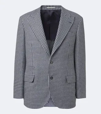 Brunello Cucinelli Houndstooth cashmere blazer