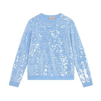 Semicouture Donna, Maglie, Blu, M, new