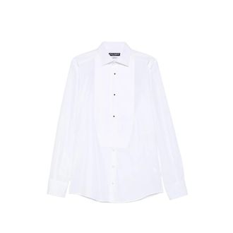 Dolce & Gabbana Button Bib Shirt