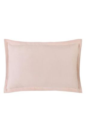 Sijo French Linen Set of 2 Shams in Blush at Nordstrom, Size Queen