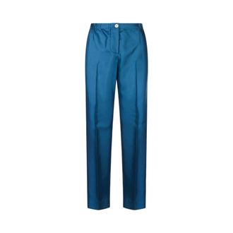 F.R.S. For Restless Sleepers F.r.s For Restless Sleepers, Broeken, Dames, Blauw, M, Etere Cuffed High Piping Pants