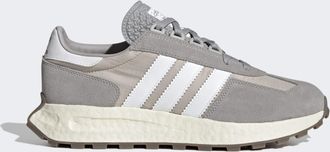 adidas Originals Unisex Retropy E5 Shoes - Grey Leather - Size UK 9.5