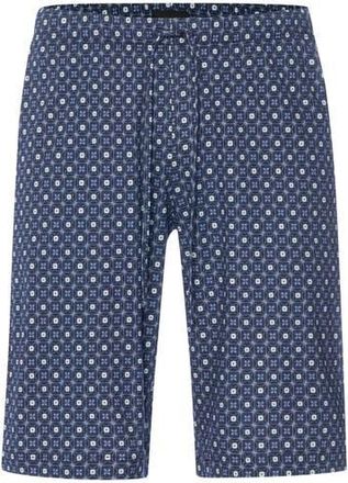 Hanro Night And Day Drawstring Cotton Shorts in Squared Harmony at Nordstrom, Size Xx-Large