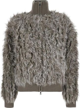 P.A.R.O.S.H. Bomber - Dames - Jassen - Beige - S - Wol - Jassen