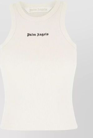 Palm Angels ribbed sleeveless top knitwear piece