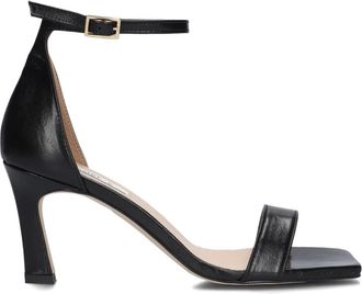 Notre-V Schoenen, Dames, Zwart, 39 EU, Elegante Zwarte Sandalen met Naaldhak