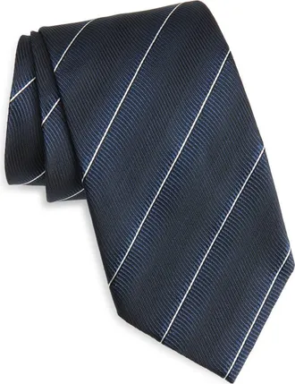Tom Ford Ombr&eacute; Stripe Jacquard Silk Tie in Ucc Navy at Nordstrom
