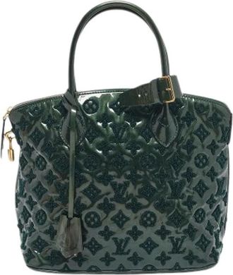 Louis Vuitton Pre-owned Vintage Handtas - Dames - Vintage Handtas - Groen - ONE Size - Leer - Vintage