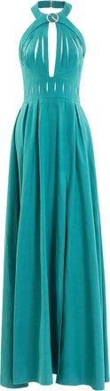 Saiid Kobeisy Vertical Cut-Out Dress