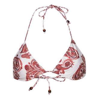 Faithfull The Brand Badmode, Dames, Veelkleurig, M, Delle Bikini Top