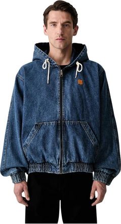 Ader Error Hooded Denim Jacket - Heren - Spijkerjassen - Blauw - XL - Denim - Jassen
