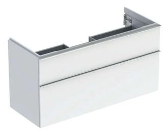 Keramag Geberit Icon Armoire Basse Pour Lavabo, 2 Tiroirs