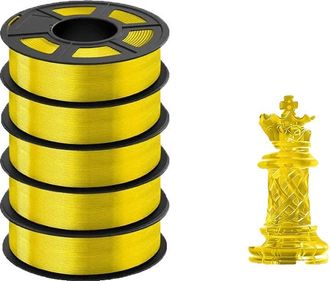 OEM Filamento Para Impresora 3d, Inodoro, De Alta Resistencia, Petg Amarillo Transparente
