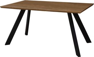 Habitat et Jardin Mesa De Comedor manhattan Roble / Negro - 160 X 90 X 75,5 Cm