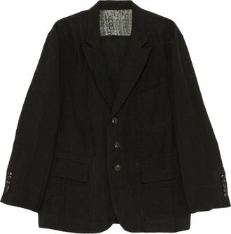 Ziggy Chen Single-breasted Notched-lapels Jacket