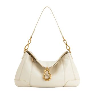 JW PEI Shoulder Bags, female, White, Size: ONE SIZE Jayla Metal Pendant Embellished Shoulder Bag