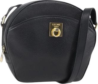 Celine Pre-owned Cross Body Bags, female, Black, Size: ONE SIZE Pre-owned Vintage Cross Body Bag
