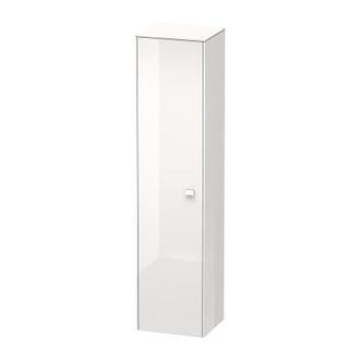 Duravit Gabinete Alto Duravit Brioso 177,0x42,0x36,0 Cm, 1 Puerta, Bisagra Derecha, 1 Estante De Madera, 3 Estantes De Vidrio, Color (frente/cuerpo): Azul Cla