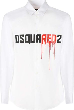Dsquared2 Shirt in Cotton Poplin